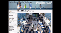 Desktop Screenshot of hoodcanvas.com